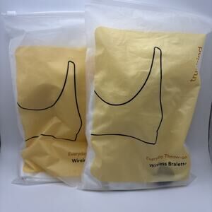 Truekind Supportive Comfort Wireless Shaping Bras Lot of 2, 3XL White, NEW, Soft